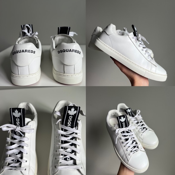 DSQUARED Shoes - DSQUARED2
White Evolution Tape Sneakers unisex size  W8 or M6